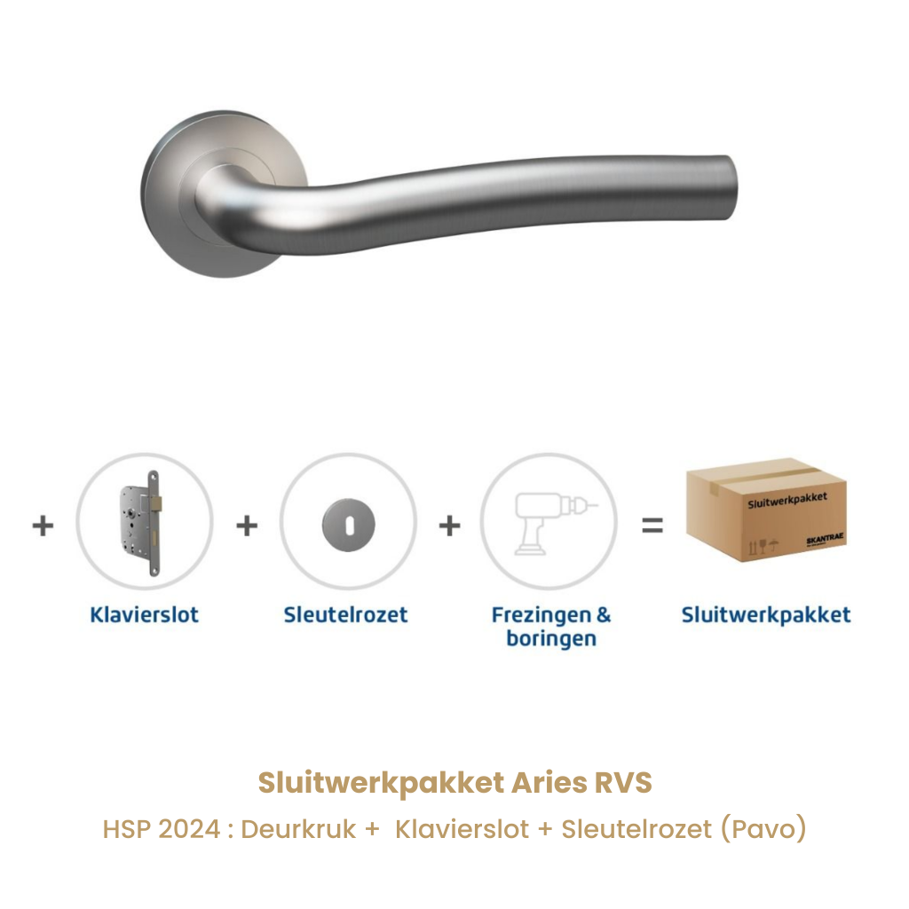 Skantrae Sluitwerkpakket Aries RVS